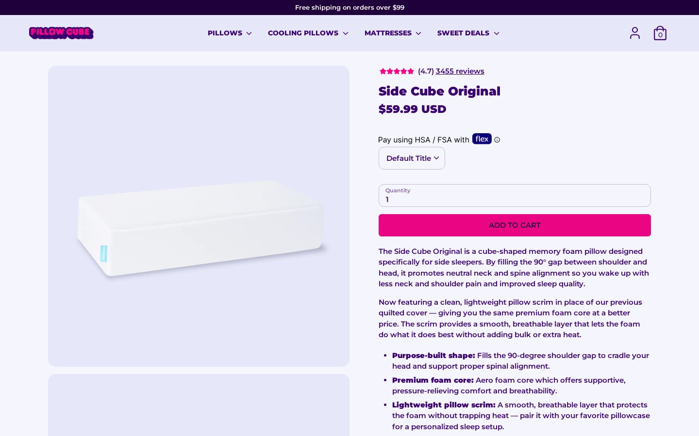 Pillow Cube Pro PDP